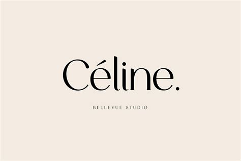 new celine logo font|celine font download.